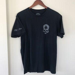 Men’s Black Zero Foxtrot T-Shirt (medium)